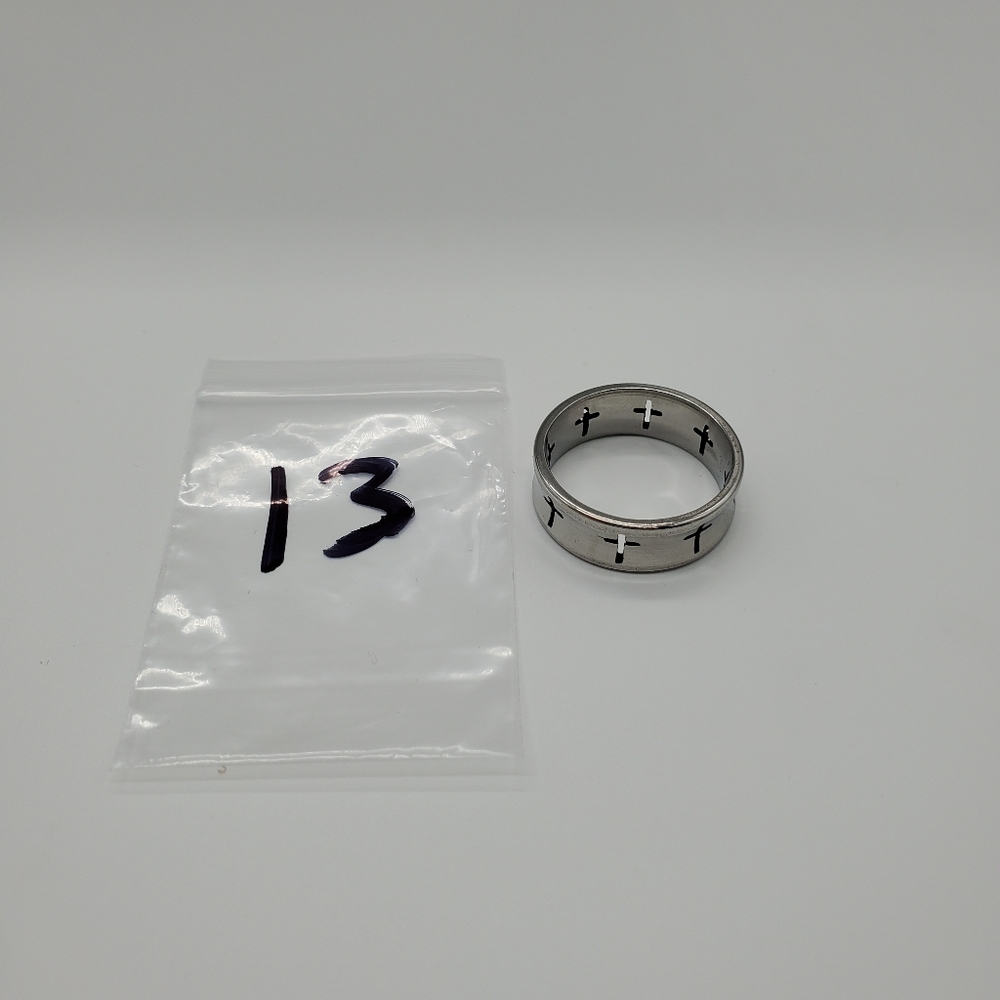 Stainless Steel Ring #13 size 12 - Picture 3 of 3